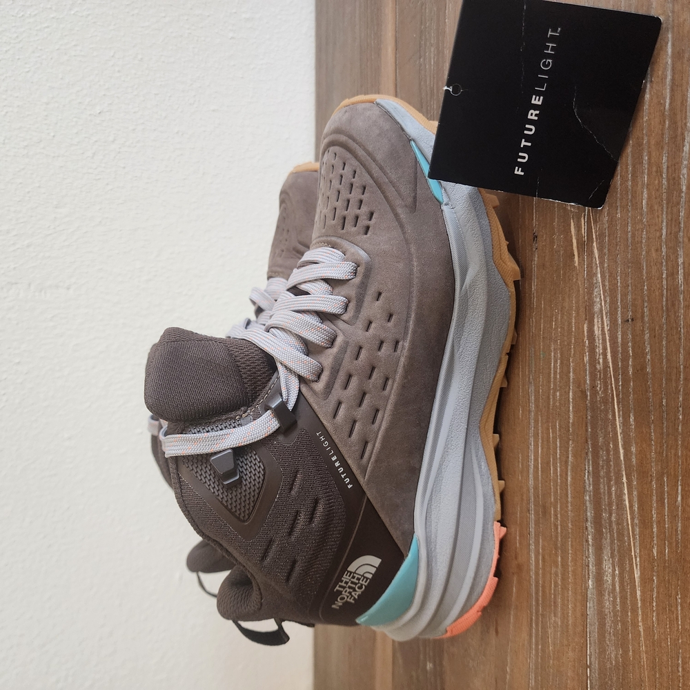 The North Face Brown and Gray Hiking Shoes